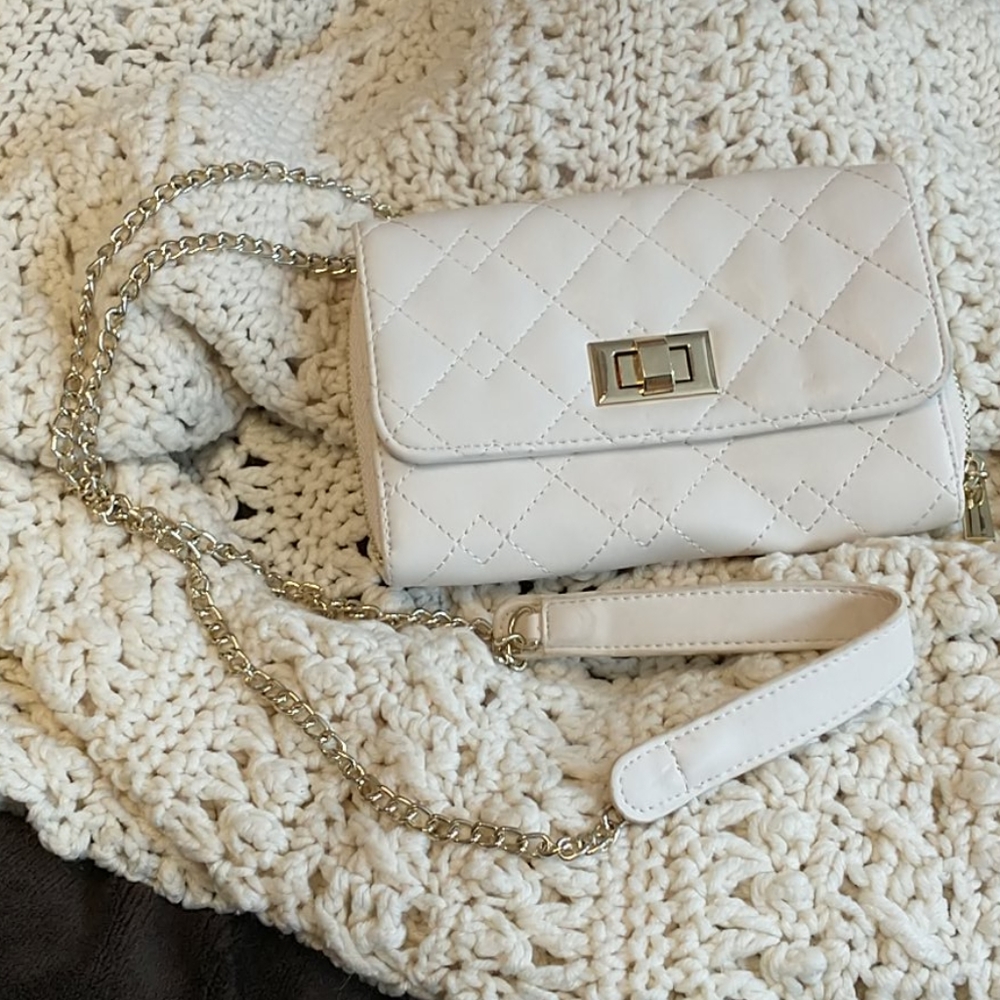 Cream crossbody